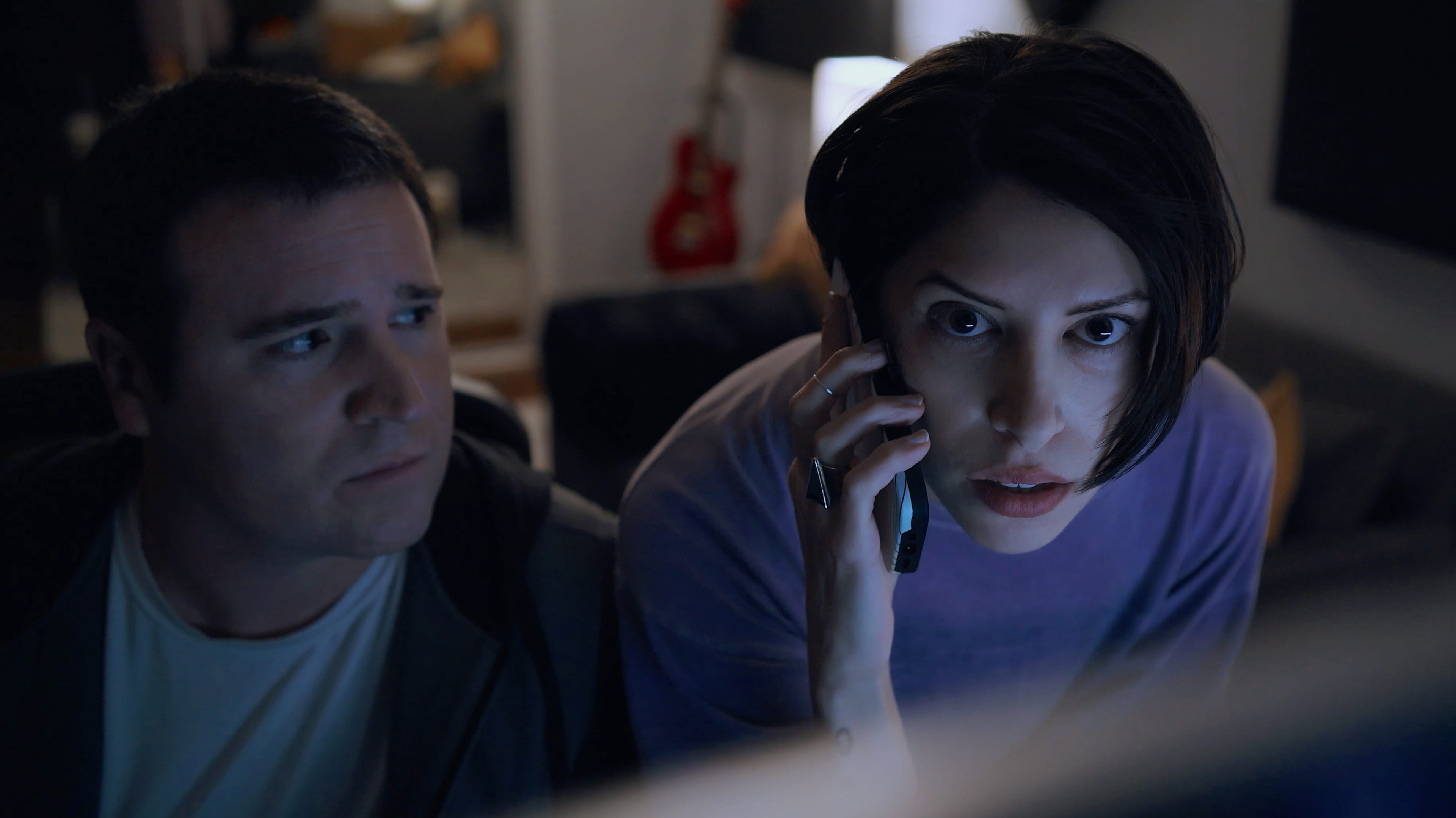 Still from The Screener