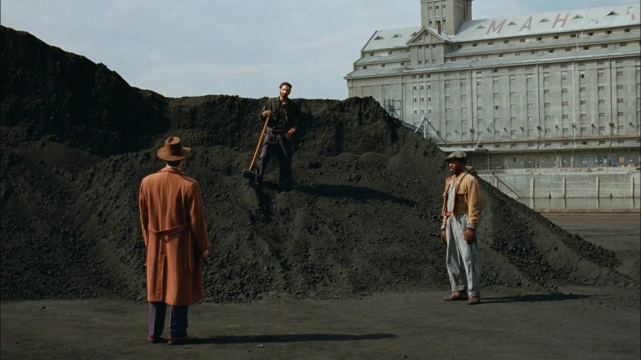 Still from The Brutalist
