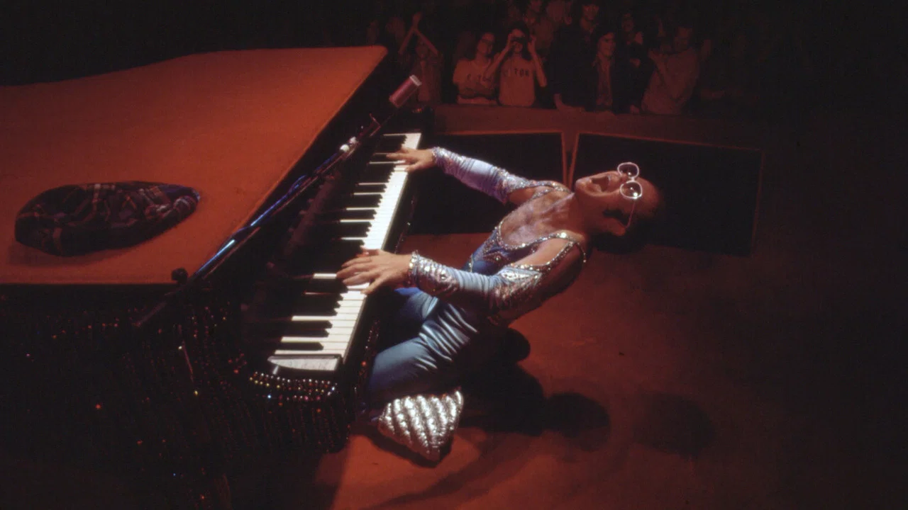 Still from Elton John: Never Too Late
