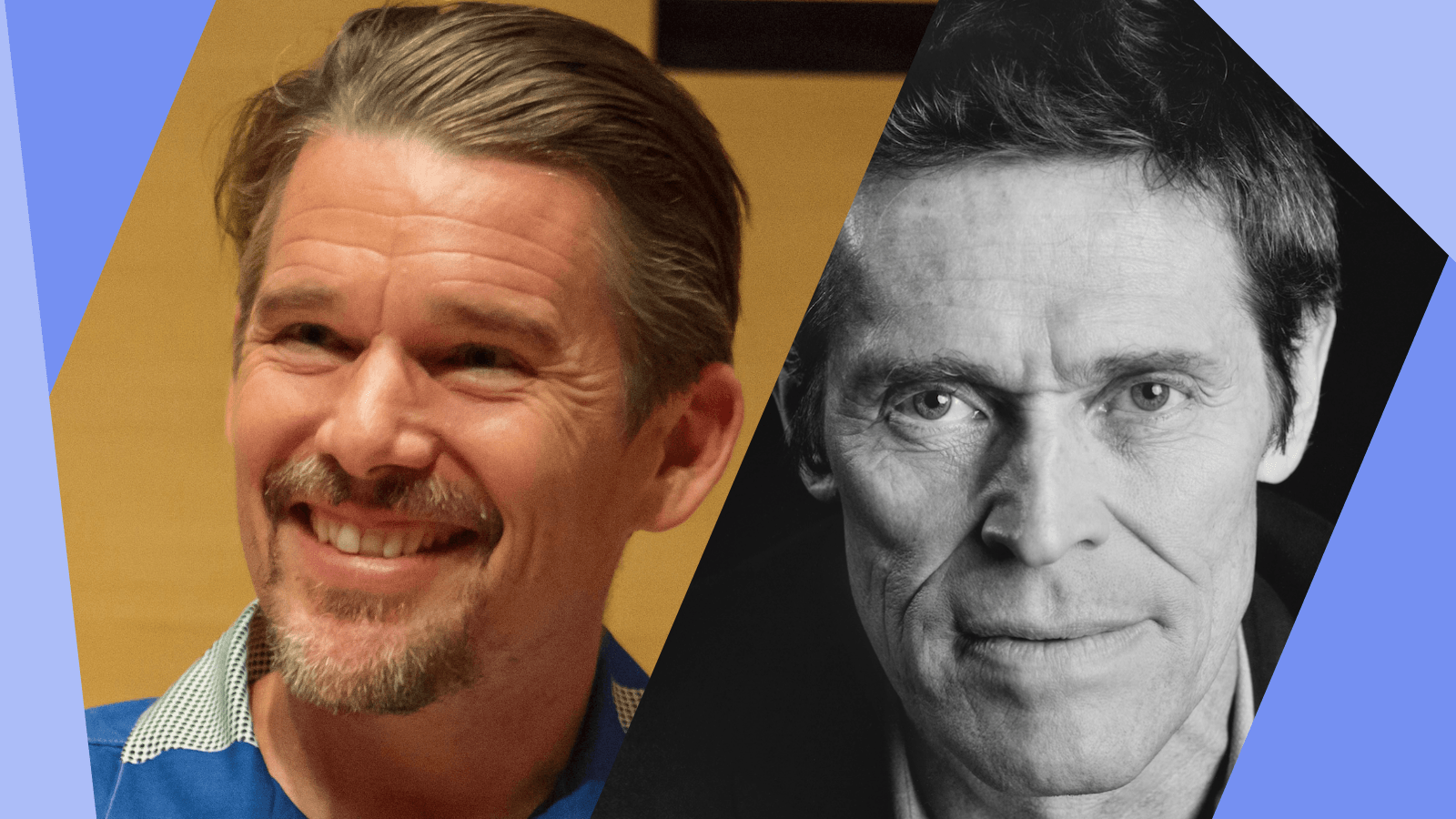 Still from Talk: Ethan Hawke & Willem Dafoe