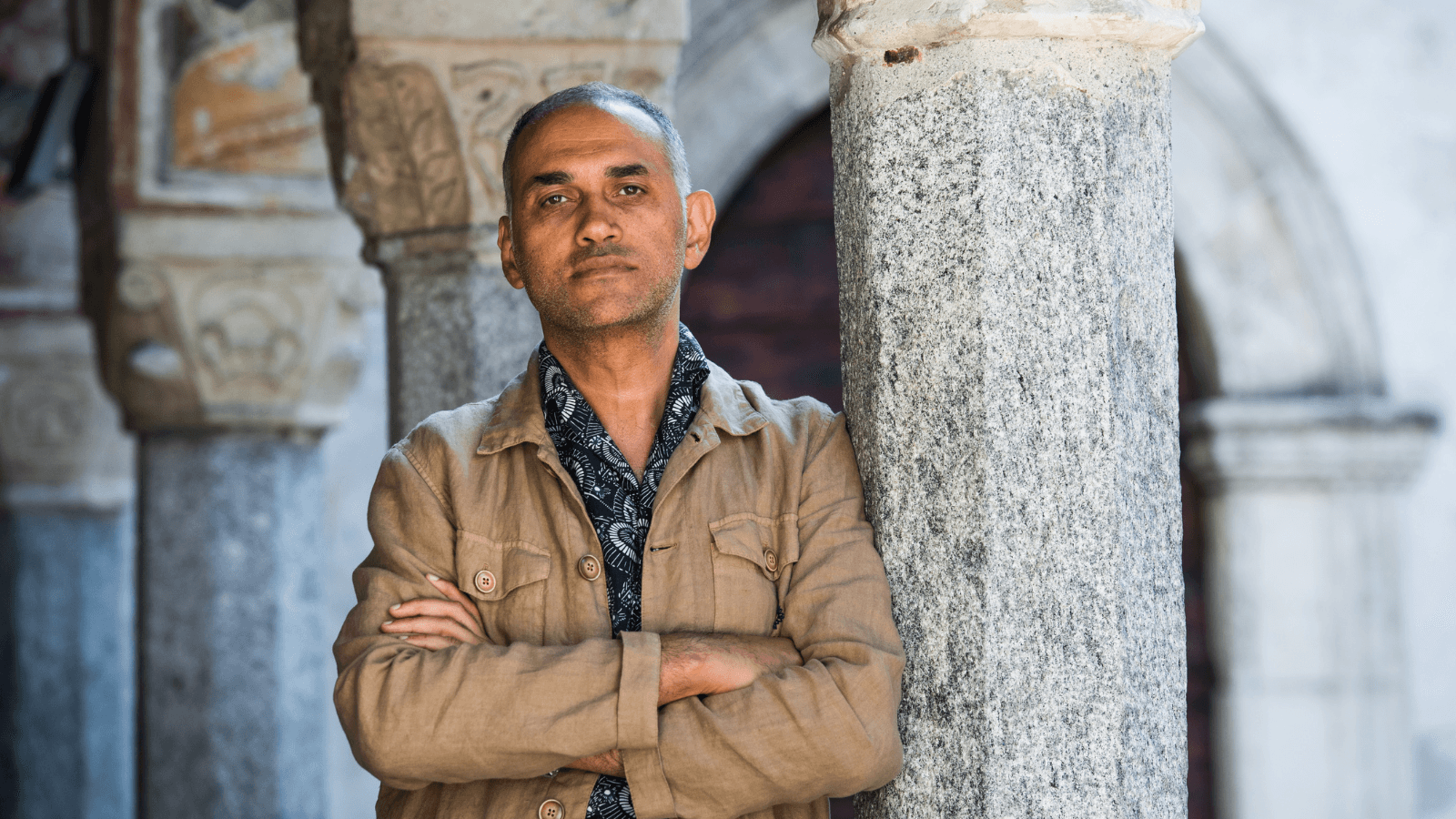 Still from Free Talk: Kamal Aljafari